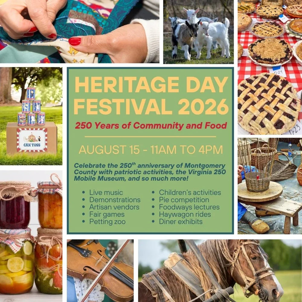 8/15 Heritage Day Festival 2026 in Christiansburg, VA