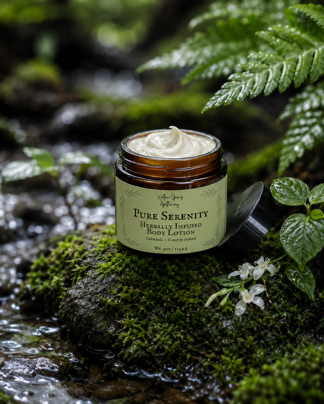 Pure Serenity Unscented Body Lotion