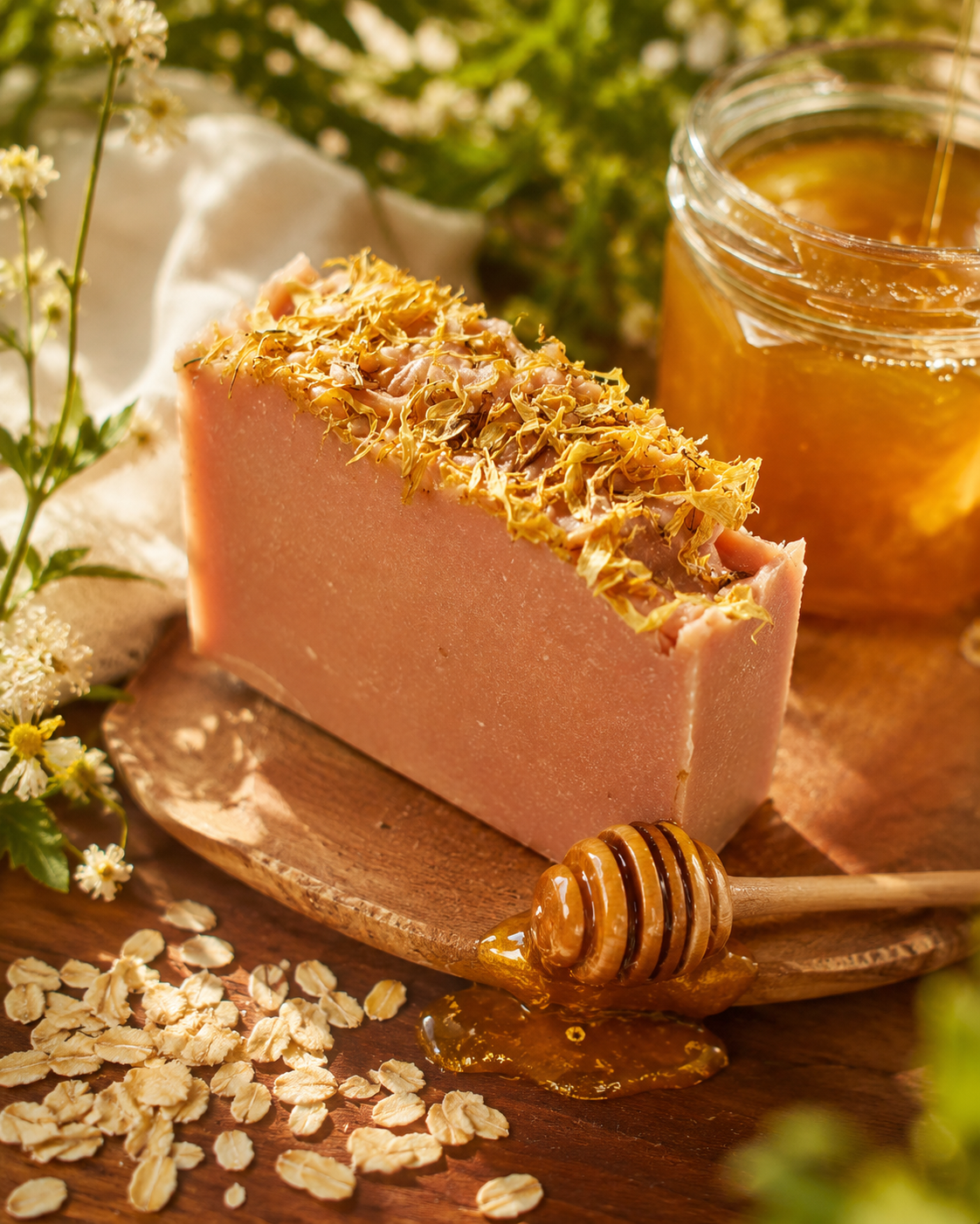 Oatmeal and Honey Soap Bar