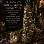 Yerba Santa with Mugwort Smudge Stick