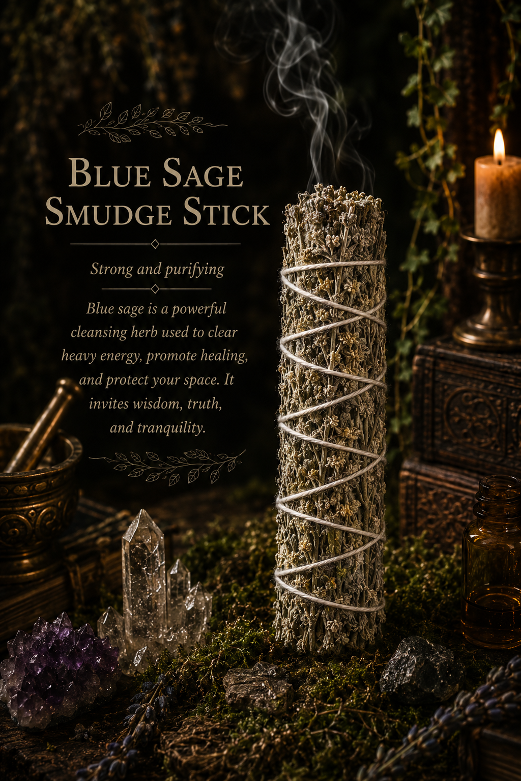 Blue Sage Smudge Stick